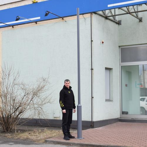 Стовп парковий Lightwell 4 м сірий Стовп парковий Lightwell 4 м сірий