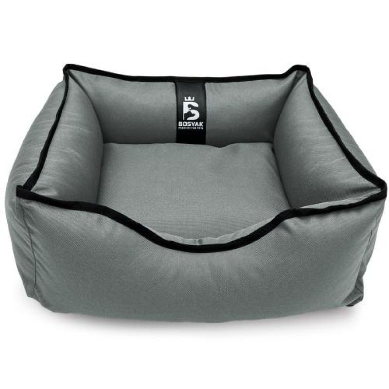 Лежак ліжко для собак та котів EGO Bosyak Waterproof XS 50x45 Сірий (спальне місце для собак та котів)