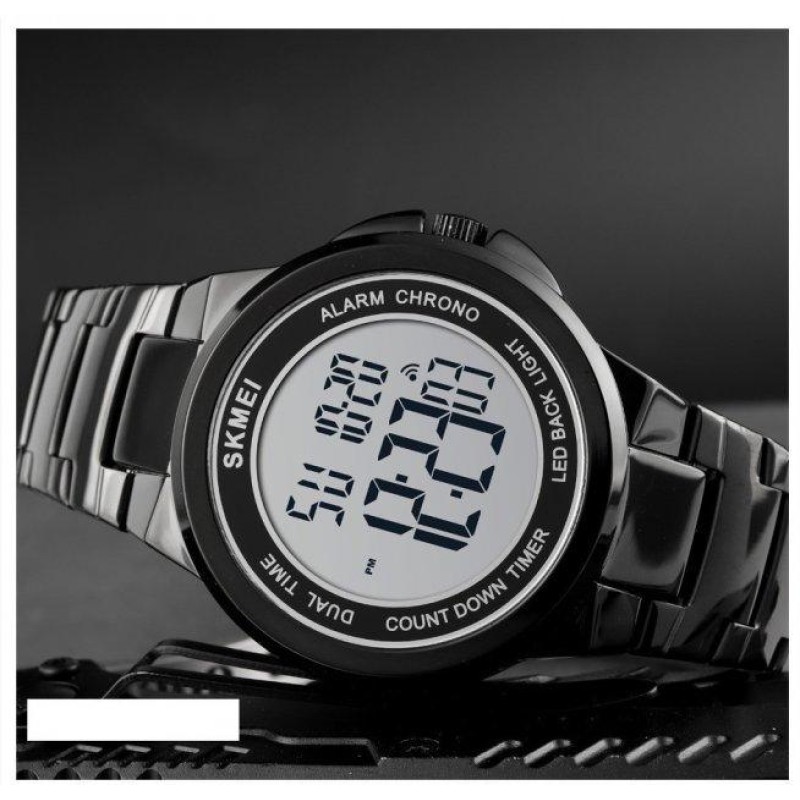 Чоловічий наручний годинник Skmei 1712 Чорний