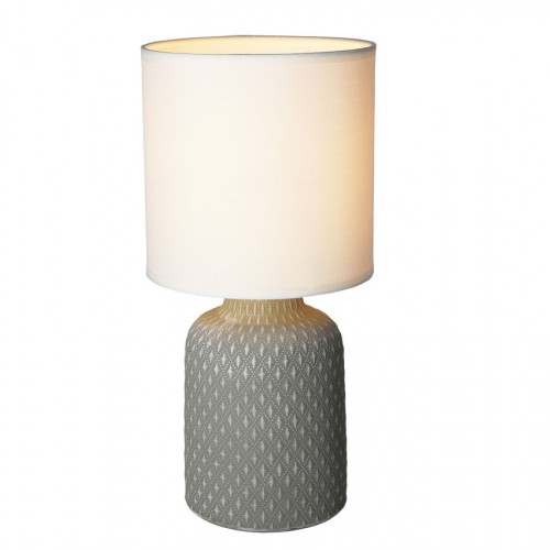 Настільна лампа Candellux Iner 15x32 см Сірий (41-79886) Настільна лампа Candellux Iner 15x32 см Сірий (41-79886)