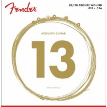 Струни для акустичної гітари Fender 70M 80/20 Bronze Acoustic Guitar Strings 13/56