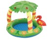Дитячий надувний басейн Bestway 52179-1 «Джунглі», 99 х 91 х 71 см, з кульками 10 шт (hub_lahd4s)