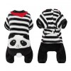 Костюм для собак Taotaopets Panda XS Чорно-білий (6220-20431)