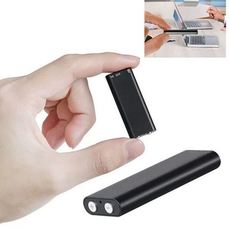 Міні диктофон з активацією голосом Nectronix R01, 32 Гб пам'яті, Mp3, VOR, 8 годин запису