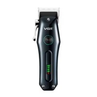 Машинка для стрижки волосся VGR V-969 LED-дисплей акумуляторна 1200mAh Black
