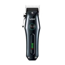 Машинка для стрижки волосся VGR V-969 LED-дисплей акумуляторна 1200mAh Black
