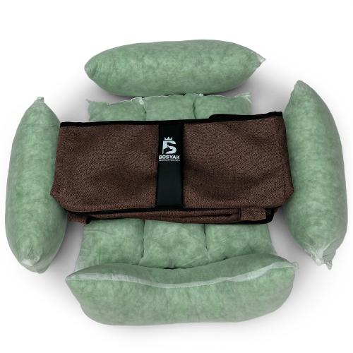 Лежак ліжко для собак та котів EGO Bosyak Рогожка XS 50x45 Коричневий (спальне місце для собак та котів) Лежак ліжко для собак та котів EGO Bosyak Рогожка XS 50x45 Коричневий (спальне місце для собак та котів)