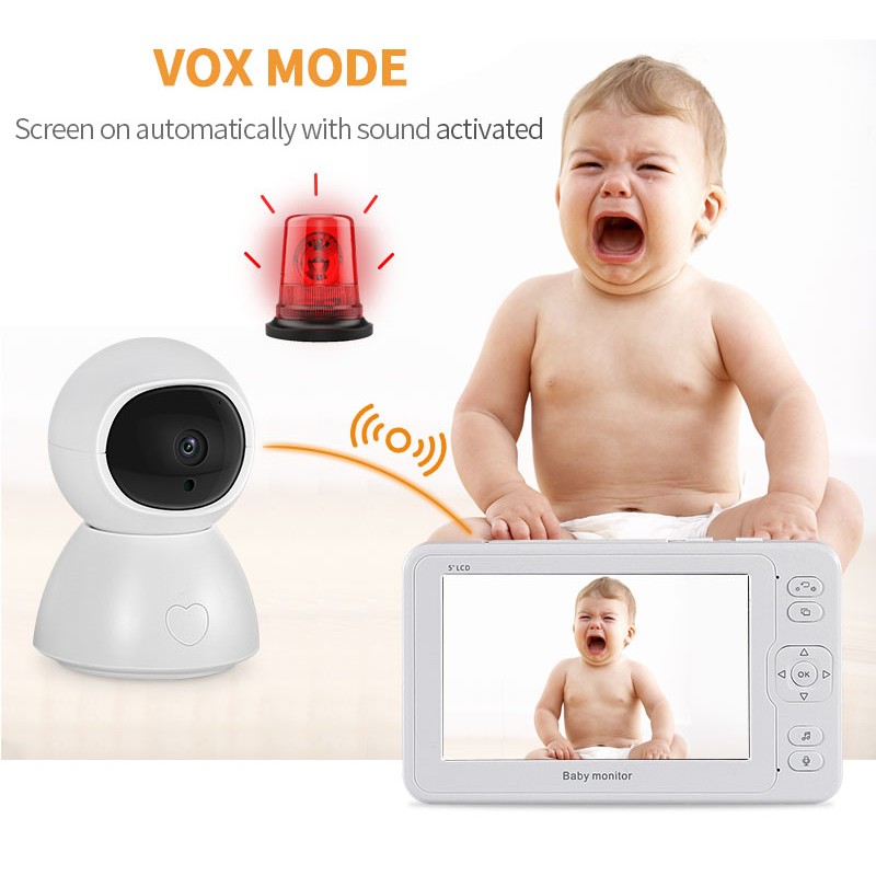 Відеоняня baby monitor безпровідна з великим 5