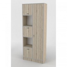 Шафа-Пенал Тиса Мебель ШС-812 Дуб сонома 205x35x80 см