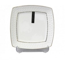 Тарілка порцелянова d-20 см квадратна Interos 8