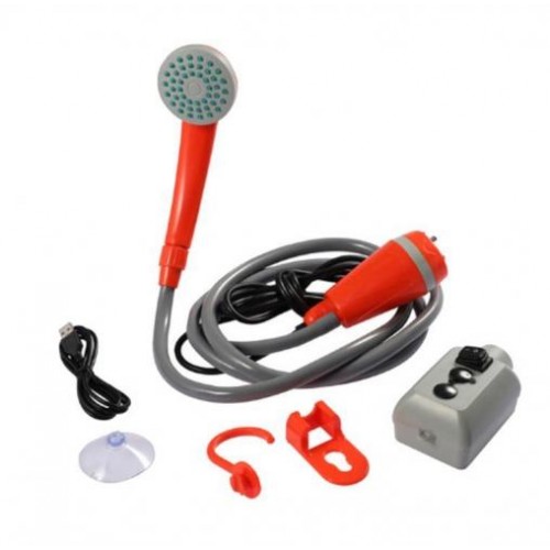 Душ на акумуляторі iCamp 2200 мАч Помаранчево-сірий (Н051105)