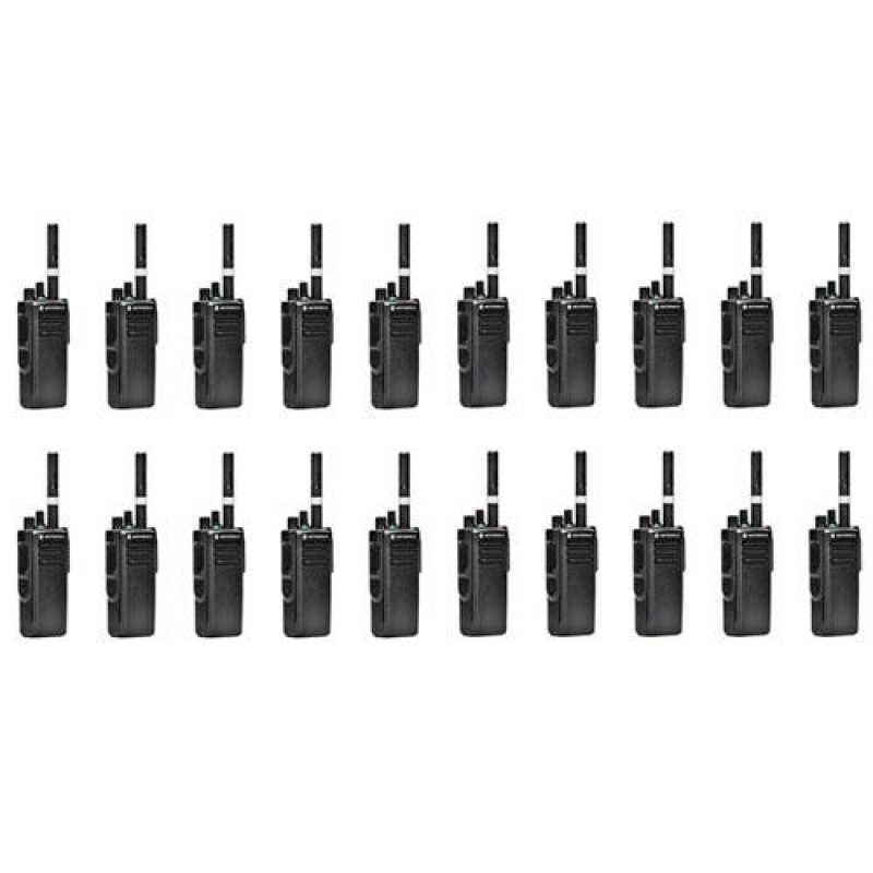 Комплект рацій Motorola Шифрування DP4400 VHF AES-256 20 шт Чорний (2055)