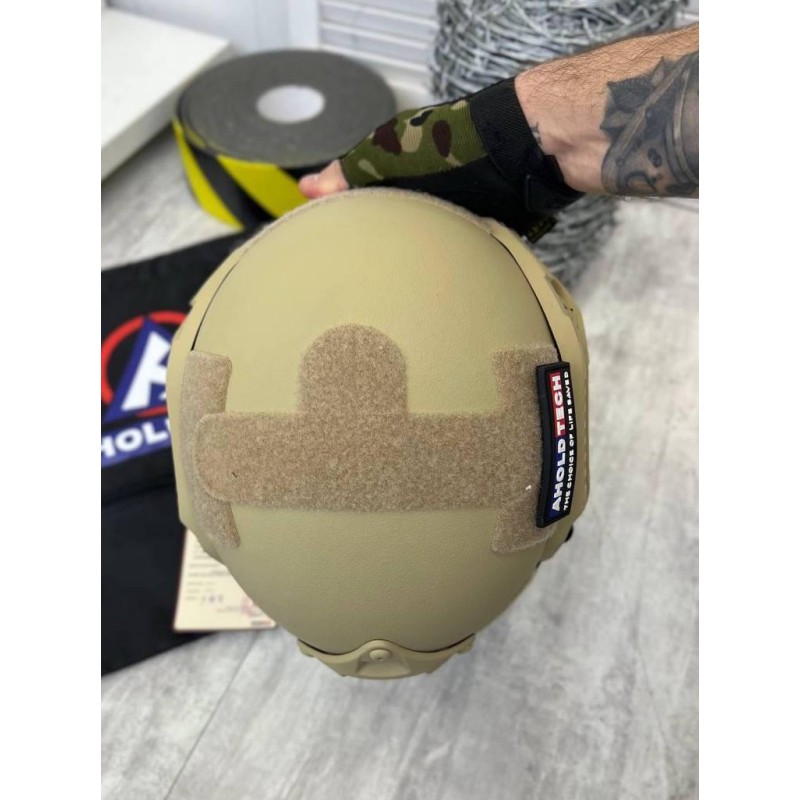 Тактичний шолом Tech F-S02 Ahold Revixun 3А Універсальний Койот