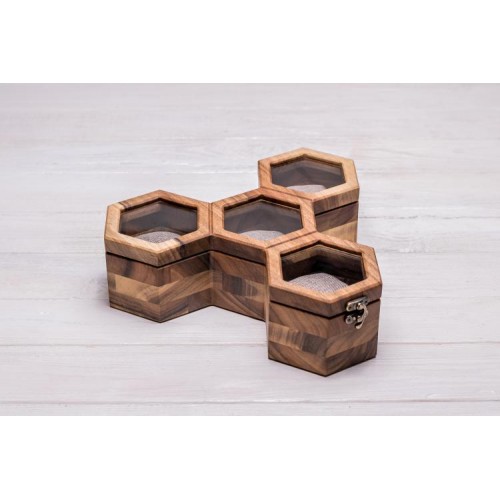 Органайзер для зберігання наручних годинників ecoWalnut 7.8х27.1х23.5 см Органайзер для зберігання наручних годинників ecoWalnut 7.8х27.1х23.5 см
