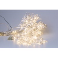 Гірлянда-штора Lugi Зірки та сніжинки розмір 3*1м 12 фігур жовтий (1733063Y)