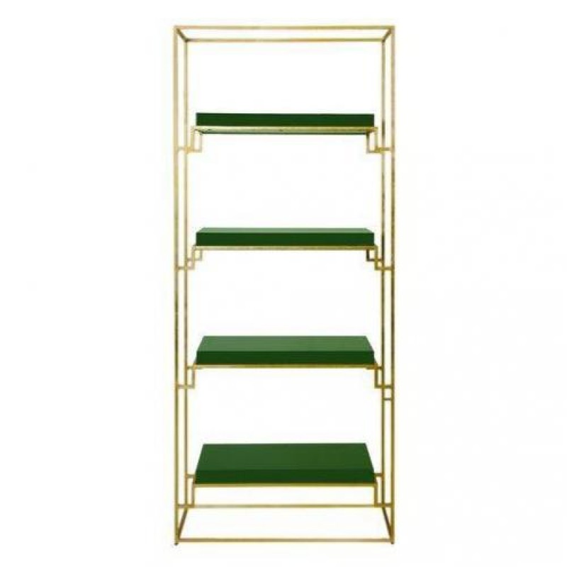 Стелаж для зберігання в стилі Loft NS-1869 1880x800x300 мм Золотой