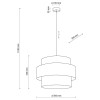 Люстра TK Lighting Calisto Бежевий (TK5419)