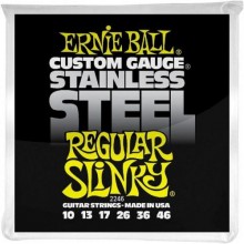 Струни для електрогітари 6 шт Ernie Ball 2246 Regular Slinky Stainless Steel 10/46