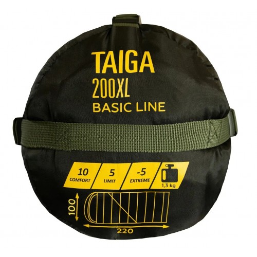 Ковдра спальний мішок Tramp Taiga 200XL лівий олива 220/100 TTS-059L Ковдра спальний мішок Tramp Taiga 200XL лівий олива 220/100 TTS-059L