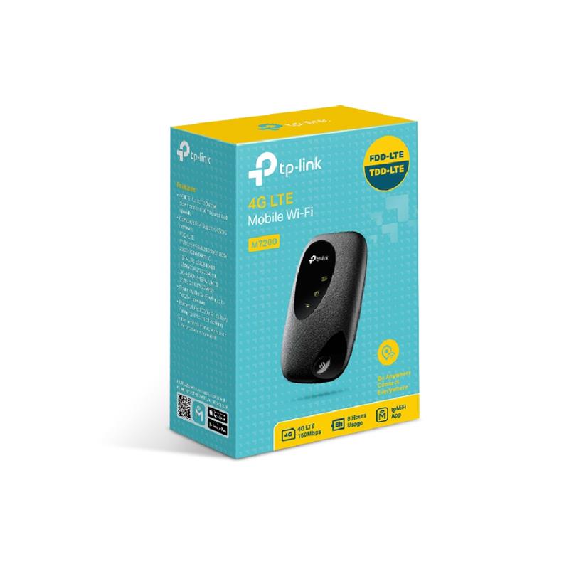 Бездротовий 3G маршрутизатор TP-Link M7200 (N300, OLED-дисплей, DC-HSPA+/HSPA+/HSPA/UMTS, 1x microUSB, 1x SIM, 2000 мАг)