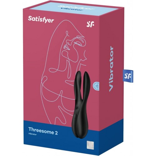 Кліторальний вібратор Satisfyer Threesome 2 Black