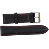 Ремінець для годинника Mykhail Ikhtyar зі шкіри 24 мм Чорний (S607-24S black)
