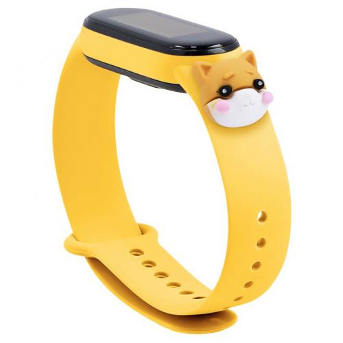 Ремінець Cartoon Strap для Xiaomi Mi Band 5/6 Yellow Fox Ремінець Cartoon Strap для Xiaomi Mi Band 5/6 Yellow Fox