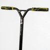 Самокат трюковий пеги алюмінієвий диск та дека колеса Best Scooter Reactor HIC-система PU Black and yellow (112771)
