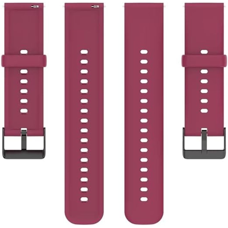 Ремінець силіконовий для годинника універсальний BeWatch HW 22 мм Фіолетовий