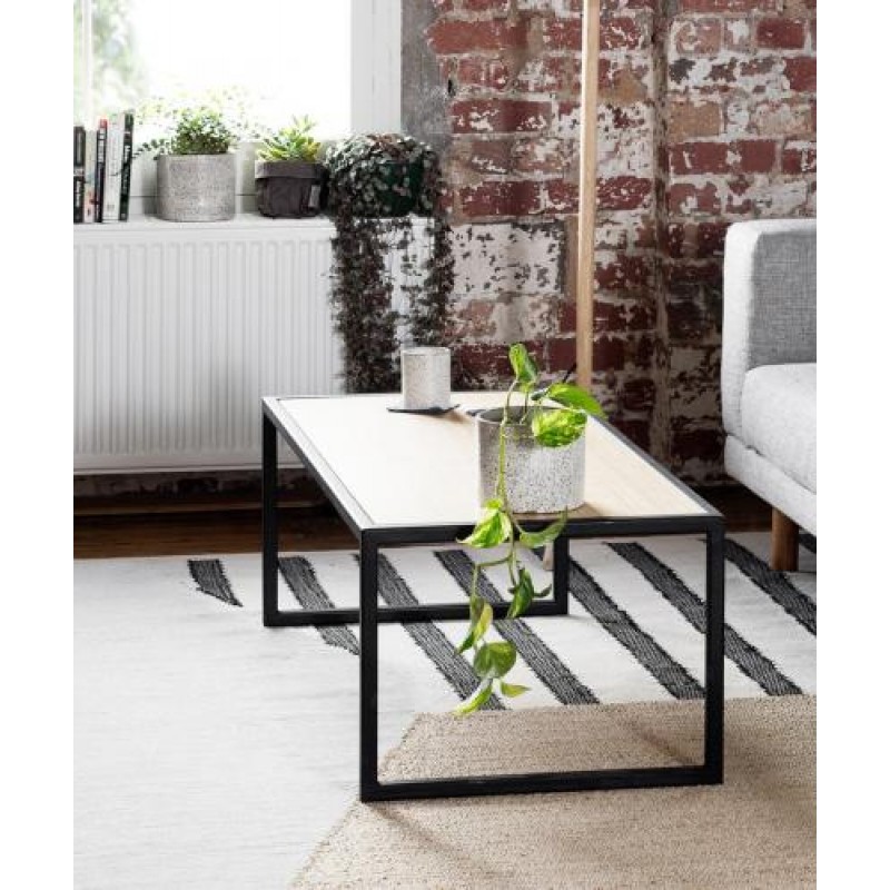 Кавовий журнальний столик у стилі Loft NS-483 430x1100x580 мм Черный