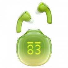 Навушники Acefast T9 Crystal Air color bluetooth earbuds Avocado Green