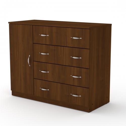 Комод для речей Компанит 4 1Б Горіх екко Комод для речей Компанит 4 1Б Горіх екко