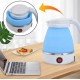 Дорожній чайник силіконовий складний дисковий 0,6л 600Вт 220В Travel Folding Elecreic Kettle YS-2008