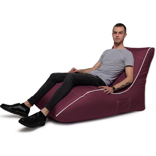 Крісло Мішок Лежак Оксфорд 80х125 Студія Комфорту Бордовий Крісло Мішок Лежак Оксфорд 80х125 Студія Комфорту Бордовий