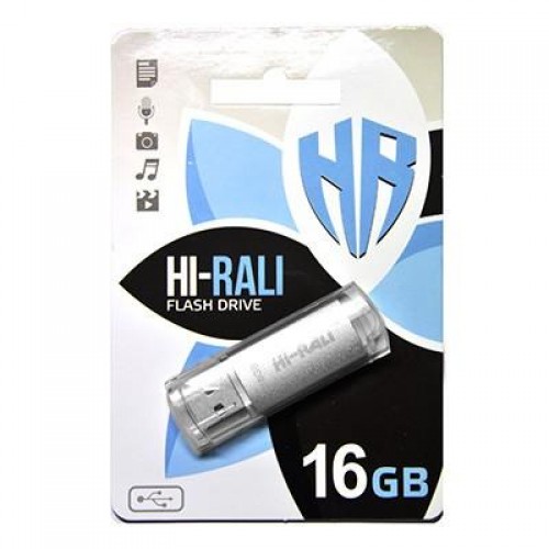 Флеш-накопичувач USB 16GB Hi-Rali Rocket Series Silver (HI-16GBVCSL) в інтернет супермаркеті PbayMarket!