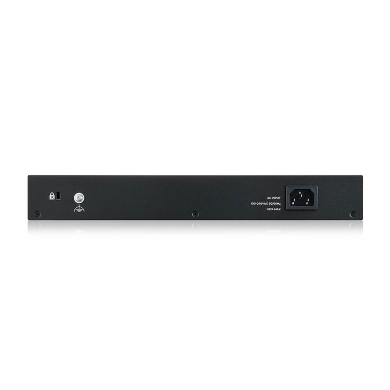 Комутатор Zyxel GS1915-24EP (GS1915-24EP-EU0101F) (12xGE PoE, 12хGE, max POE 130W, Smart, NebulaFlex)