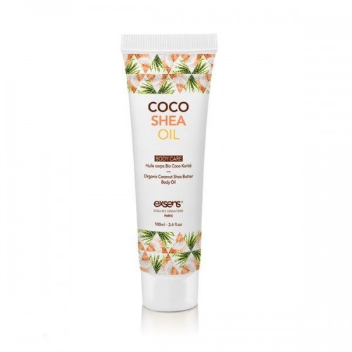 Органічна кокосова олія каріте (ши) для тіла EXSENS Coco Shea Oil 100 мл, сертифікат ECOCERT в інтернет супермаркеті PbayMarket!