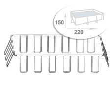 Набір: Каркас для каркасного басейну Intex 10942-01. Розмір 220 х 150 х 60 см