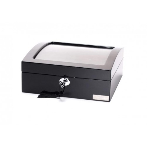 Шкатулка для зберігання годинників Salvadore WB3035-6BB 230х95х230 мм Чорний Шкатулка для зберігання годинників Salvadore WB3035-6BB 230х95х230 мм Чорний