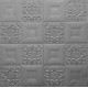 Самоклеюча 3D панель Срібний орнамент 3D Loft 700x700x3мм