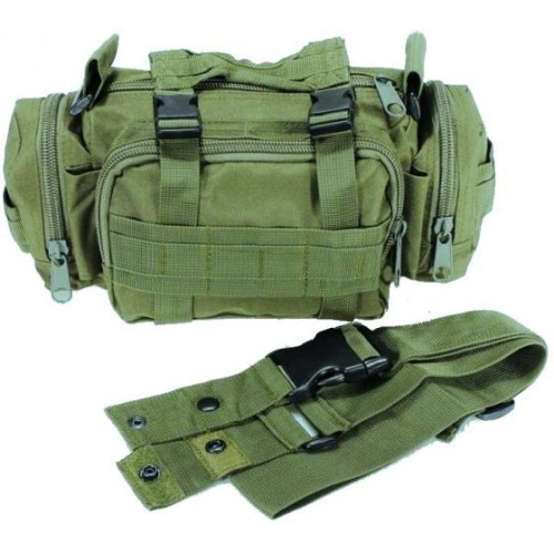 Тактична чоловіча сумка No Brand Molle Combat Sachet 18x30x8 см Хакі (1870530731) Тактична чоловіча сумка No Brand Molle Combat Sachet 18x30x8 см Хакі (1870530731)