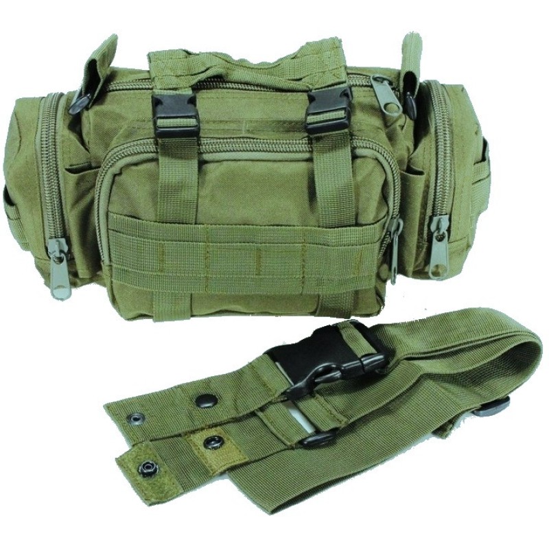 Тактична чоловіча сумка No Brand Molle Combat Sachet 18x30x8 см Хакі (1870530731)