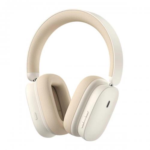 Навушники BASEUS Bowie H1 Noise-Cancelling Wireless Rice White