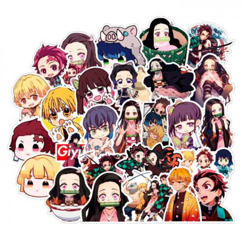 Набір стікерів Клинок Розсікаючий Демонів Kimetsu no Yaiba Аніме 50 шт (37403) GameStyle Набір стікерів Клинок Розсікаючий Демонів Kimetsu no Yaiba Аніме 50 шт (37403) GameStyle