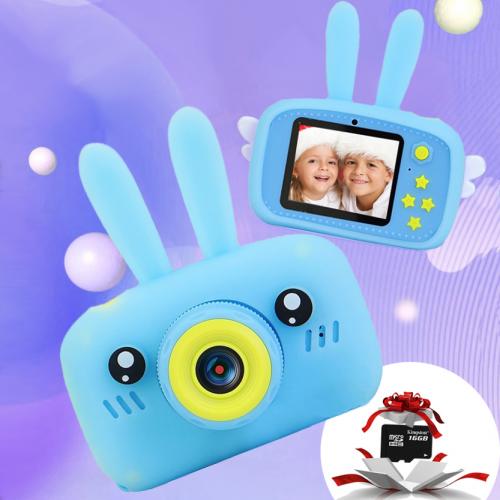 Дитяча Фотокамера Kids Funny Camera 3.0 Pro Протиударний Фотоапарат 12 Mpx Full HD 1920x1080P зйомка Синій + Карта пам'яті 16ГБ Дитяча Фотокамера Kids Funny Camera 3.0 Pro Протиударний Фотоапарат 12 Mpx Full HD 1920x1080P зйомка Синій + Карта пам'яті 16ГБ