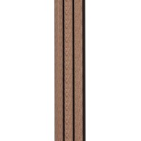 Декоративна стінова рейка Sticker Wall PS 2900x120x12 мм Коричневий (SW-00001739)