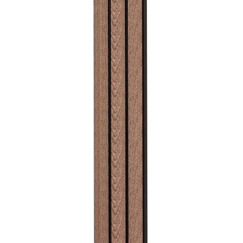 Декоративна стінова рейка Sticker Wall PS 2900x120x12 мм Коричневий (SW-00001739)