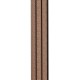 Декоративна стінова рейка Sticker Wall PS 2900x120x12 мм Коричневий (SW-00001739)