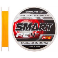 Шнур Favorite Smart PE 4x 150м #2.5/0.256мм 13кг (1013-1693.10.21) Шнур Favorite Smart PE 4x 150м #2.5/0.256мм 13кг (1013-1693.10.21)