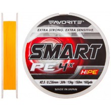 Шнур Favorite Smart PE 4x 150м #2.5/0.256мм 13кг (1013-1693.10.21)